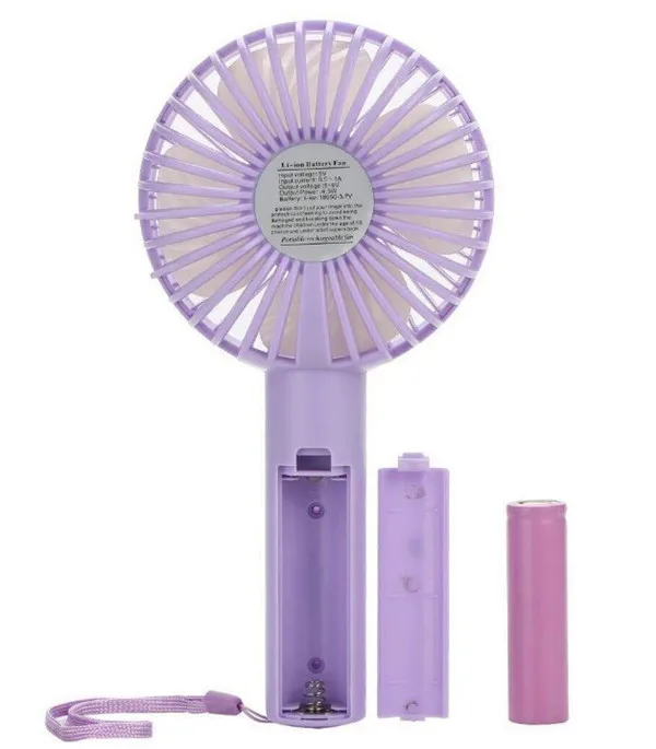 New design innovative mini usb rechargeable standing fan support logo