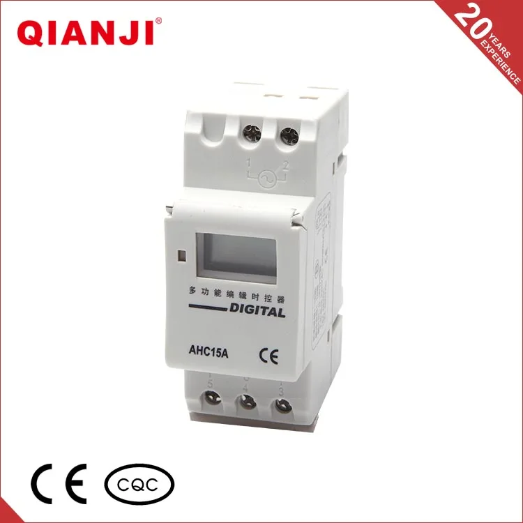 QIANJI AHC15A с Электронной Регулировкой Еженедельно Многофункциональный Din-рейку Реле Времени