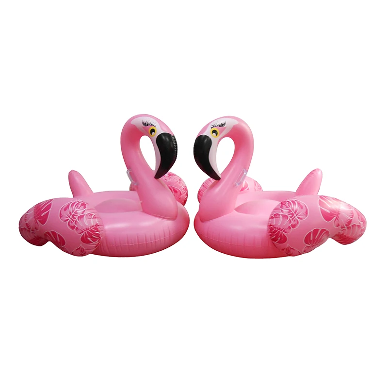 Inflatable giant flamingo deer dog seat pool float