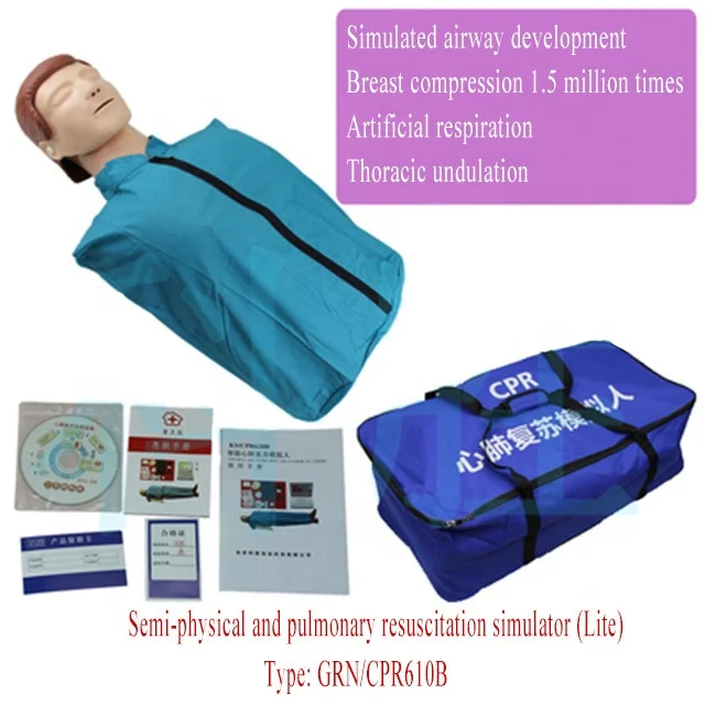 
Half body CPR manikin First aid training human model CPR training model 