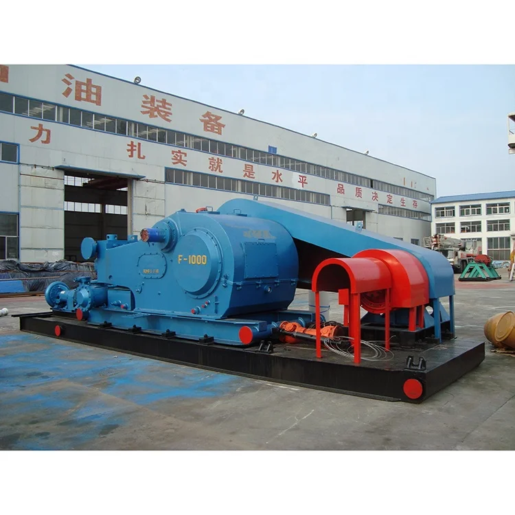 
F1000 Color Customized Fast Deliver Duplex Mud Pump 
