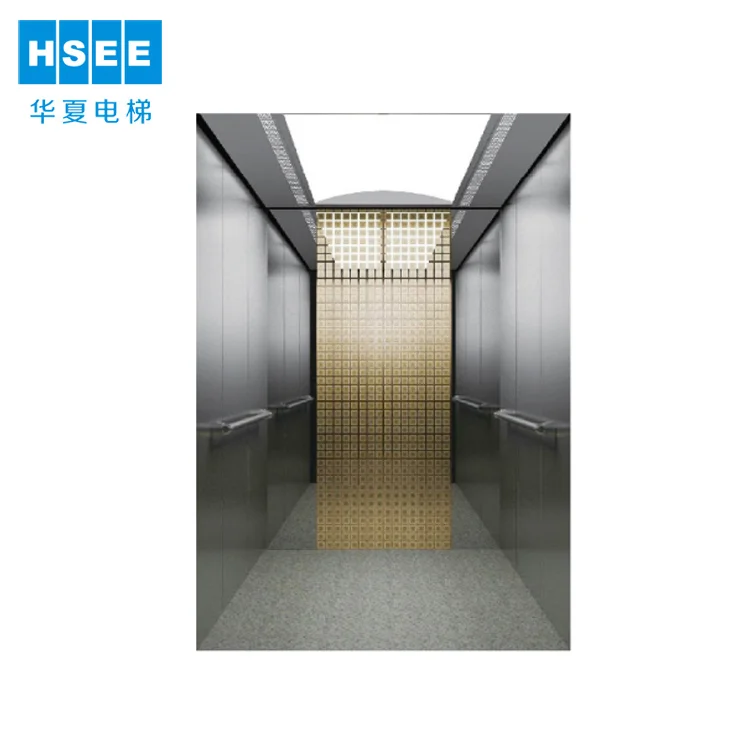 
Machine roomless elevator 630kg 8 person 1.5m/s Passenger Elevator Lift 