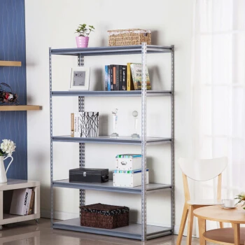 
 Стеллаж с 4 полками для хранения в гараже  