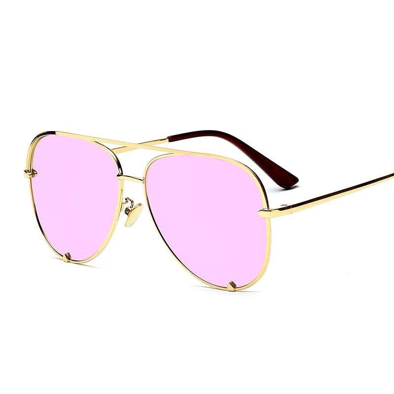 Morglow MG86014 fashionable rose gold mirror quay australia sunglasses metal women eyewear sun glasses 2019
