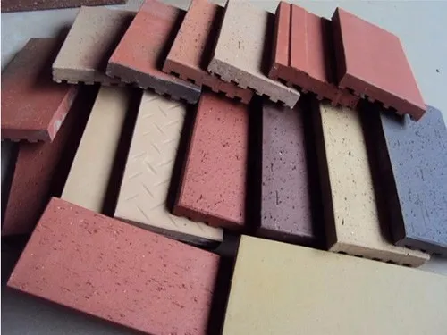 Brick manufacturing machine made split clay brick