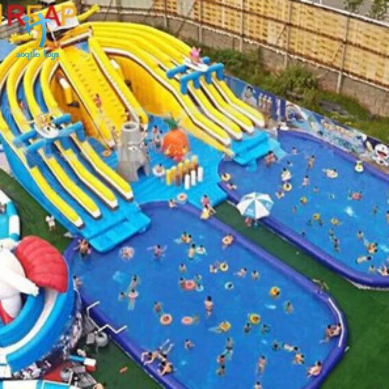 
Factory crane pool inflatable water park with best price 