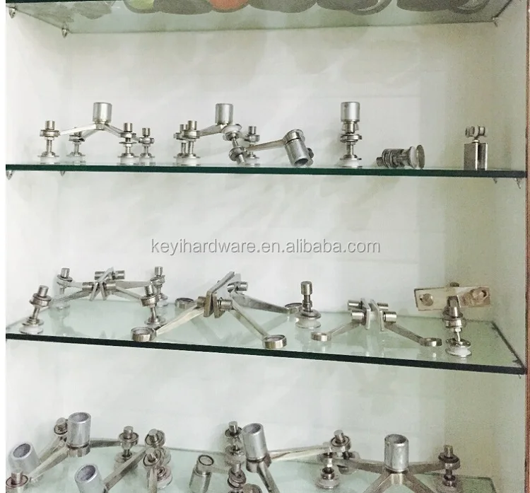 
KE-2505/KE-2506 spider glass holder ,one claw glass spider for wall curtain 