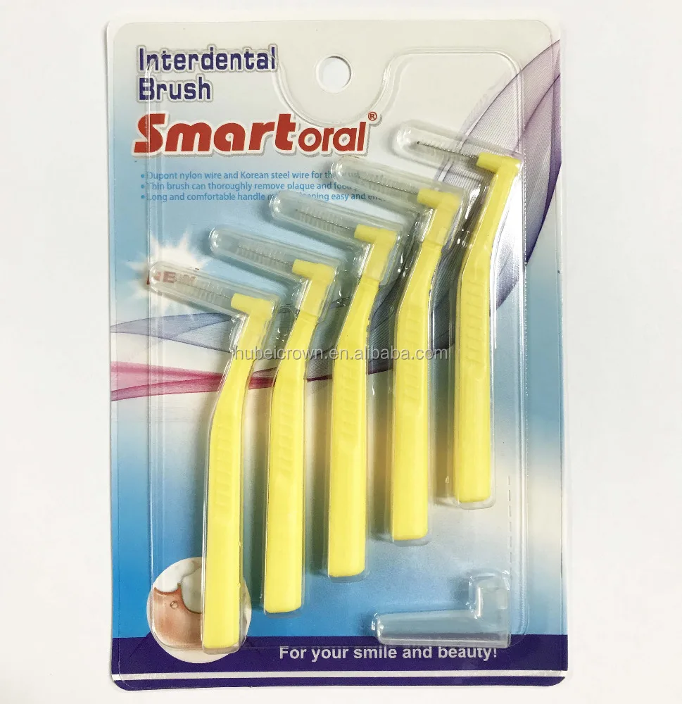 
Professional Stainless Steel Wire Dupont bristle Interdental Brush Toothbrush 