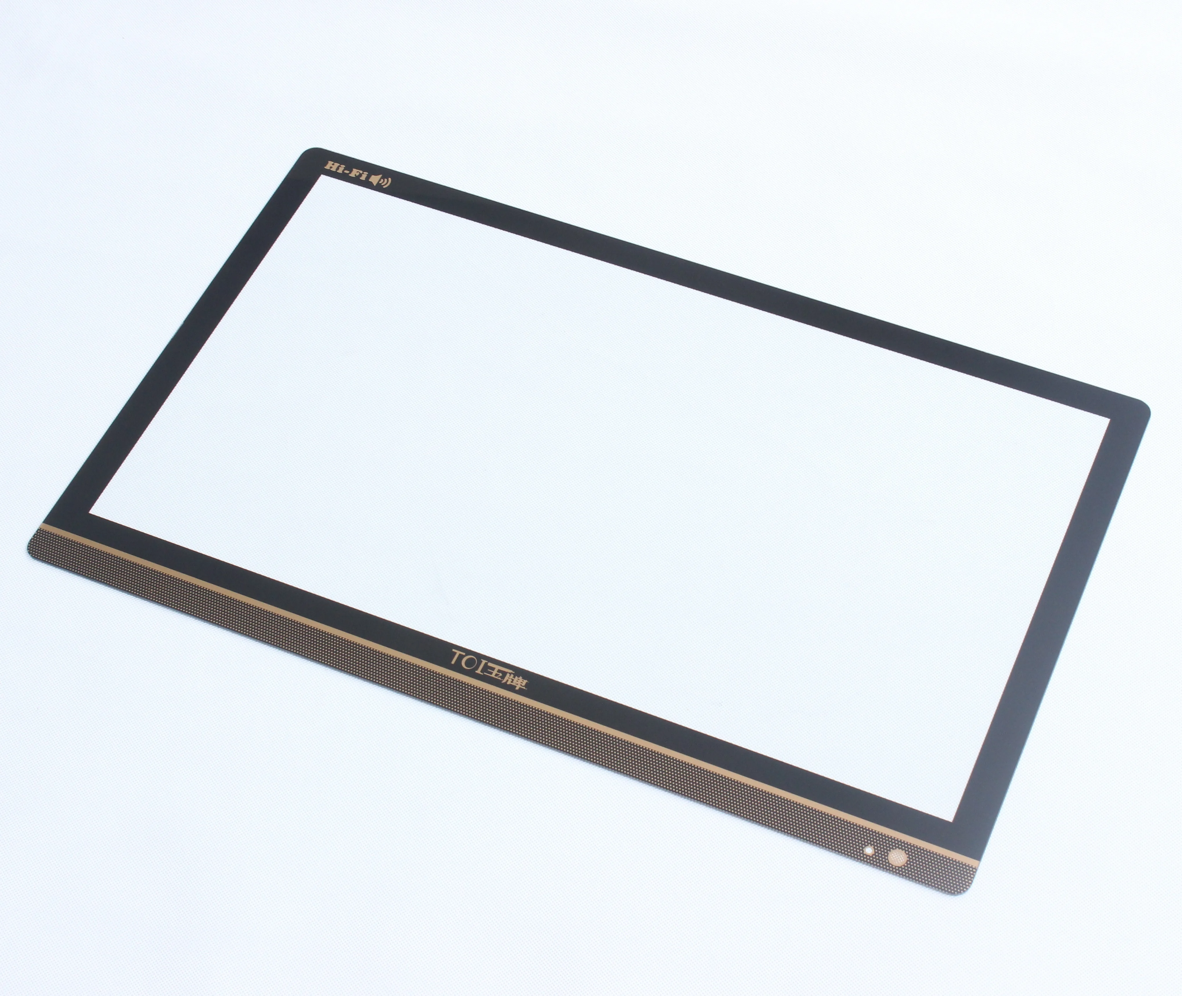 Custom 0.7 to 3mm Tempered Touch Panel Cover Glass for LED Display
