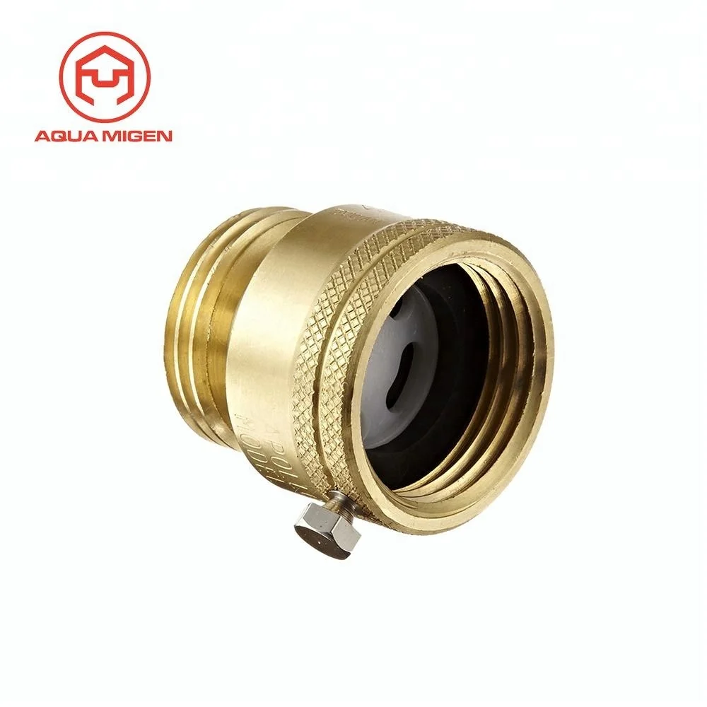 Anti-Siphon Brass 3/4 inch Male Hose Bibb Vacuum Breaker