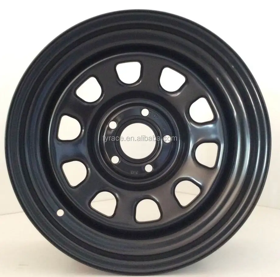 daytona spoke design steel car wheel for 4x4 off road suv truck