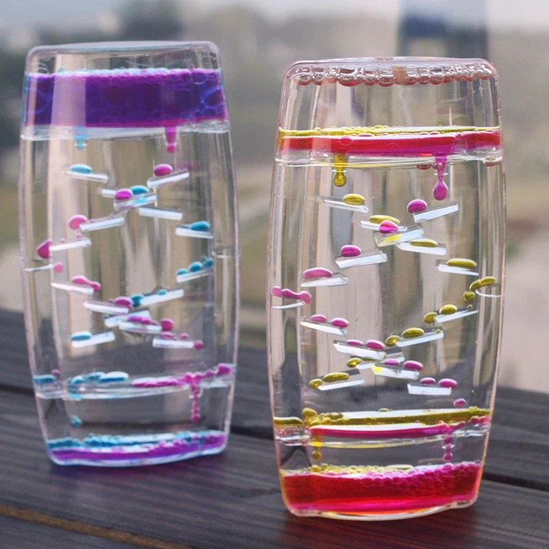 Wholesale acrylic liquid sandglass & hourglass & oil timer