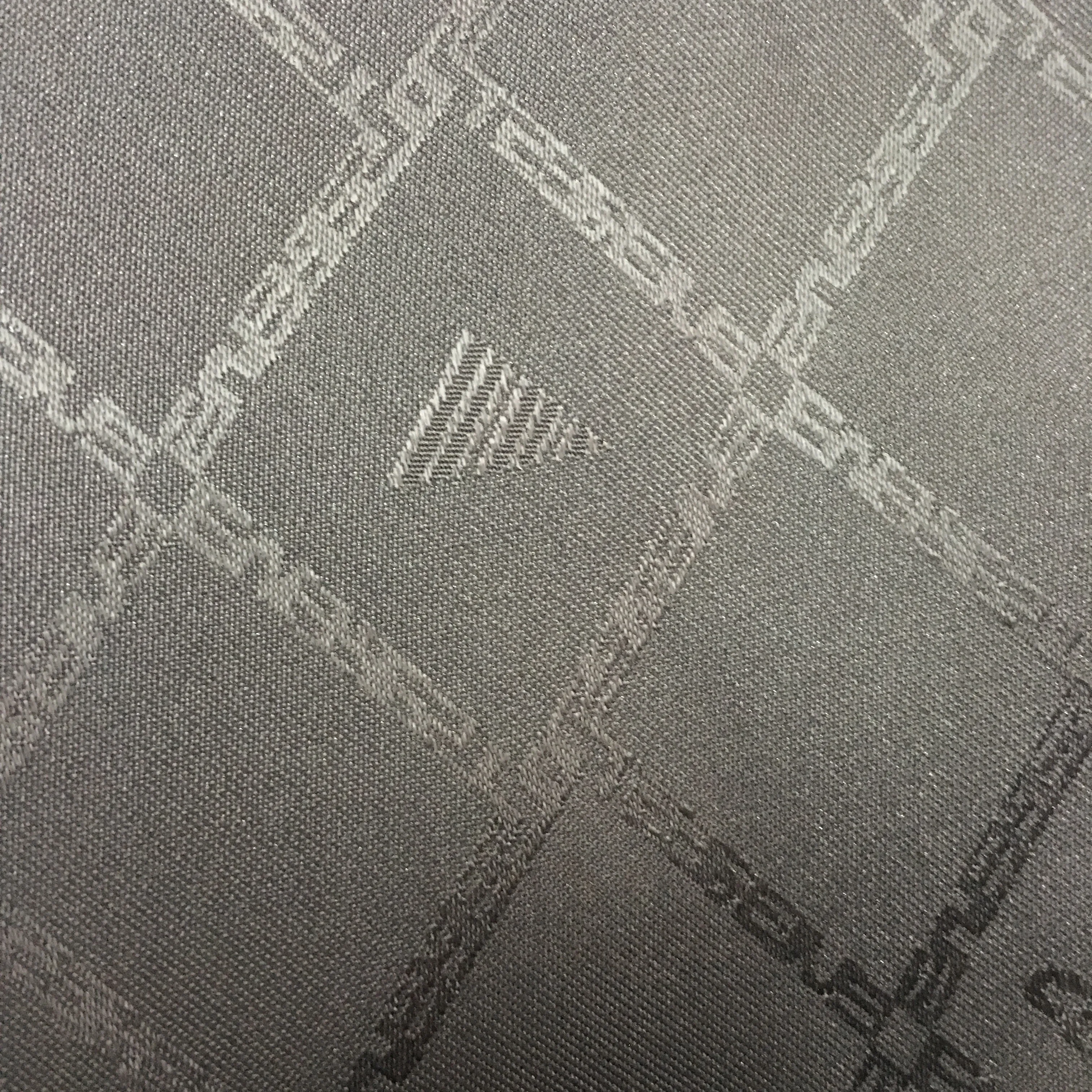 Jacquard polyester water resistant flame retardant fire retardant fabric with pu coating