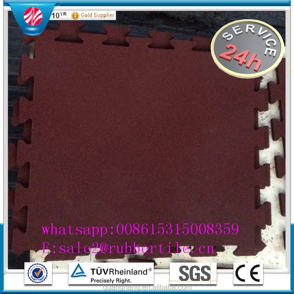 10 мм головоломка Блокировка тренажерный зал резиновый коврик и Кроссфит резиновая плитка и фитнес резиновый пол