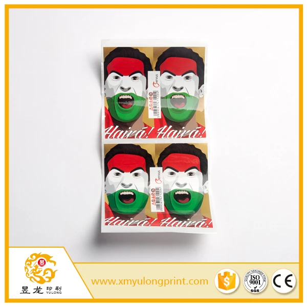 good quality white PVC sticker circle silver hot stamping lighter custom stickers bic lighters wholesale