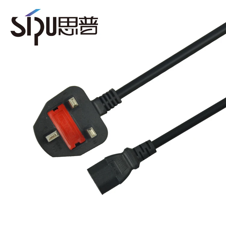 
SIPU Wholesale high quality UK C7 specification extension lead PC power cable for computer 6f and rice cooker ac power cord 