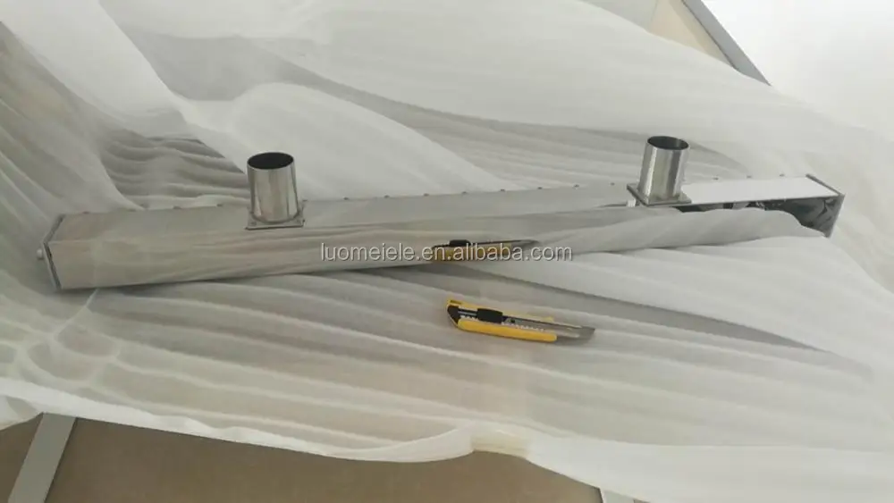 304SS customized length spray pretreatment drying wind jet air nozzle stainless steel air knife with blower driven