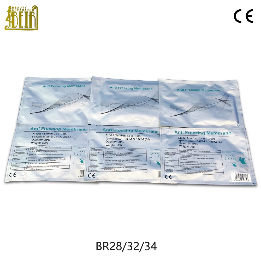 MSDS tested anticongelante Antifreeze Membrane For body shape crio body lipolysis Anti Freeze Film