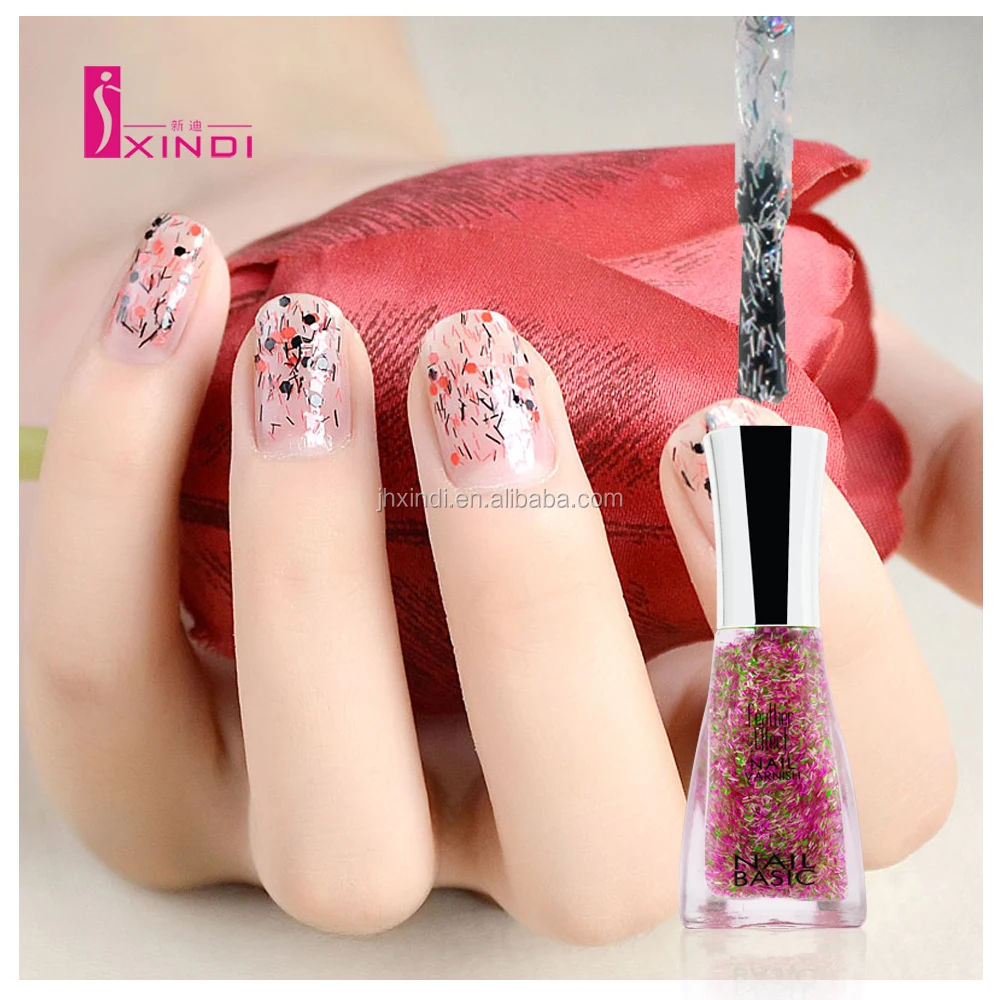 Factory Custom Logo 12ml Nail Polish with Feather Effect Safe and Cheap Private Label Nail Beauty Product
