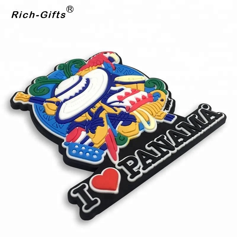 Panama Customized Logo Soft Rubber Fridge Magnet