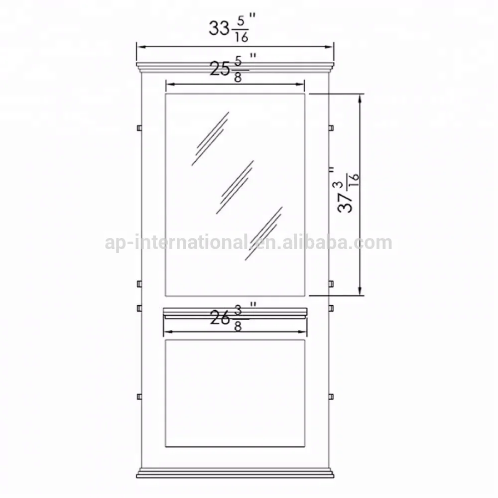 whole sale Beauty salon equipment SIENA DOUBLE SIDED SALON STATION Peluqueria supplier