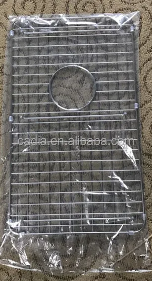 Kitchen Sink Protector Rack Grid Stainless Steel Sink Bottom Grid