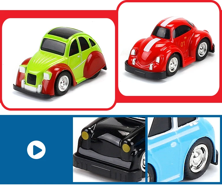 Lovely Diecast Mini Pull Back Metal Car Toys for Kids