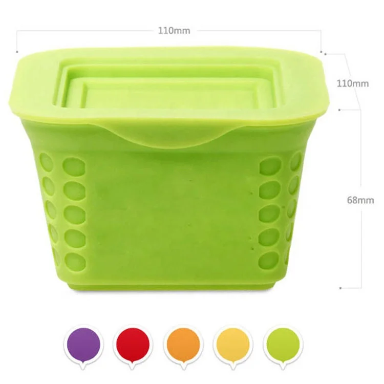 Eco-Friendly Foldable Bucket Silicone Water Folding Ice Bucket