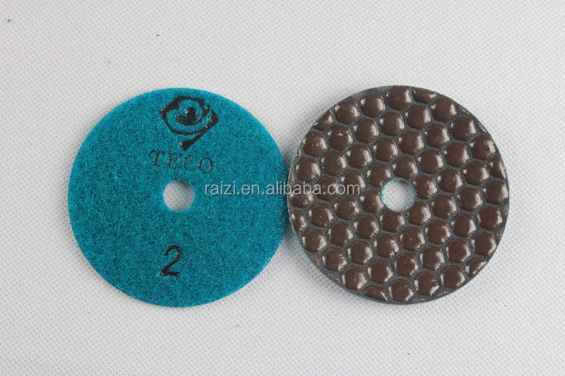 Premium 3 inch 5 Step Dry Polishing Pad with Buff