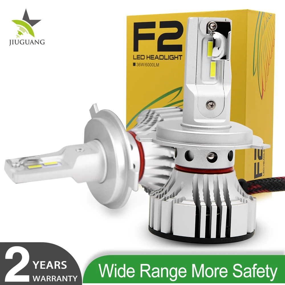 Оптовая продажа супер яркий Авто светодиодные фары автомобиля H4 H7 H1 H3 H4 360 светло H11 лампы F2 светодиодные фары