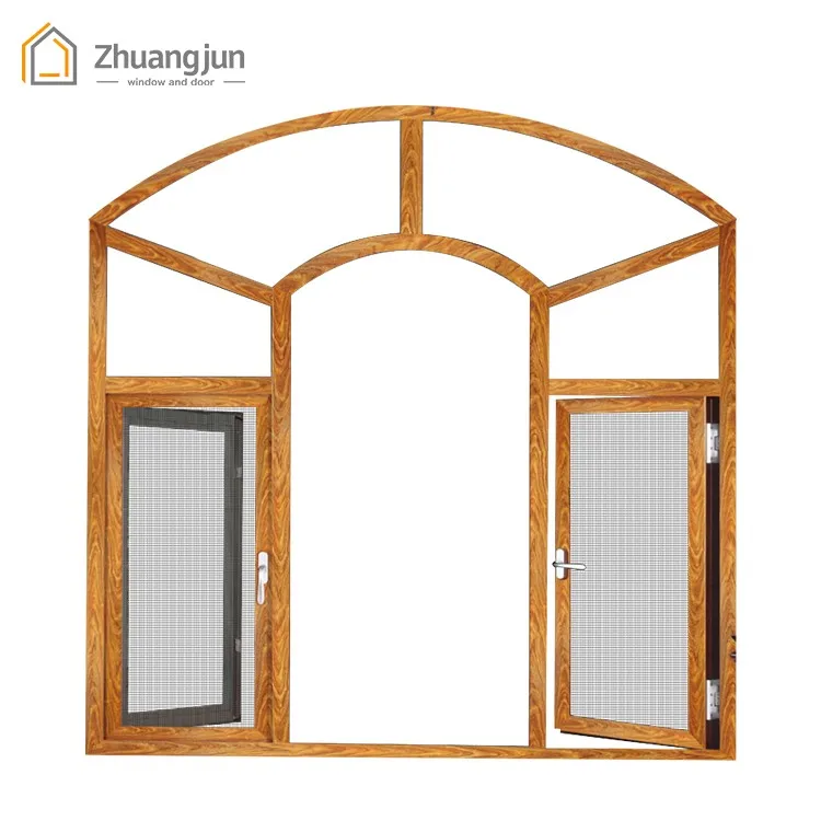 Chinese supplier huge aluminum window glass window with mosquito net ,price of aluminium sliding window