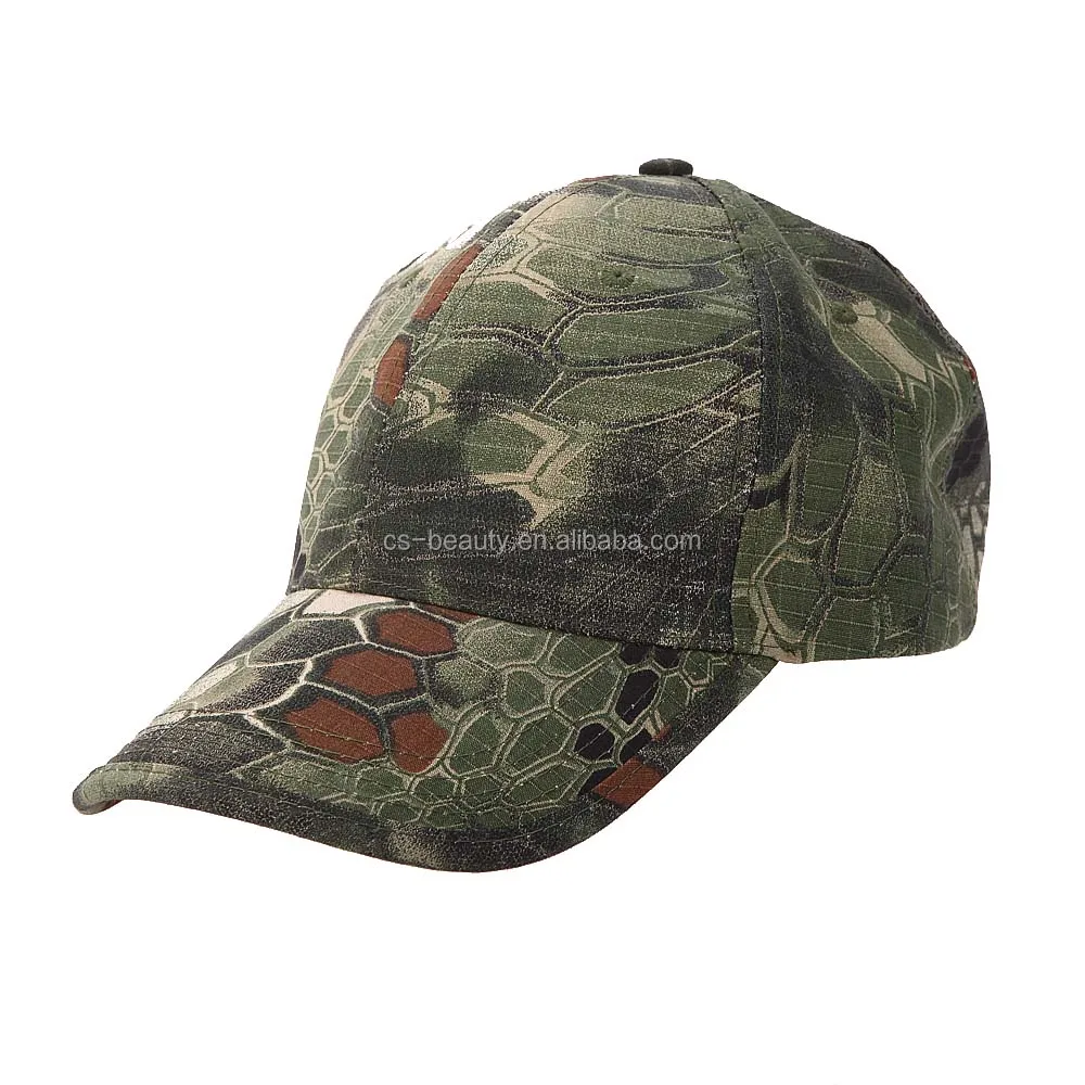 Kryptek Typhon Camouflage Hunting Sun Hat / Mandrake Camo Hiking Travel Caps / 6 Panel Army Military Baseball Cap