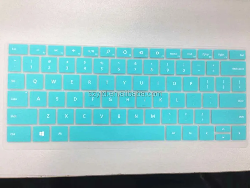 Цветной силиконовый чехол для клавиатуры microsoft surface pro 3