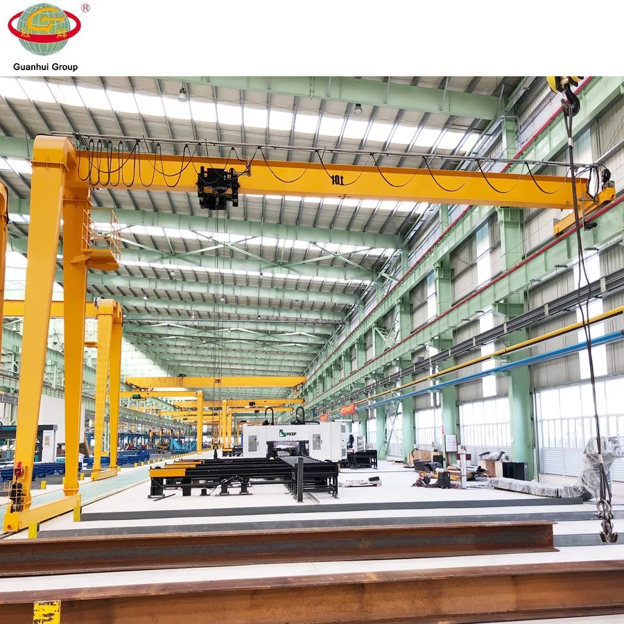 professional design single girder gantry crane hoist
