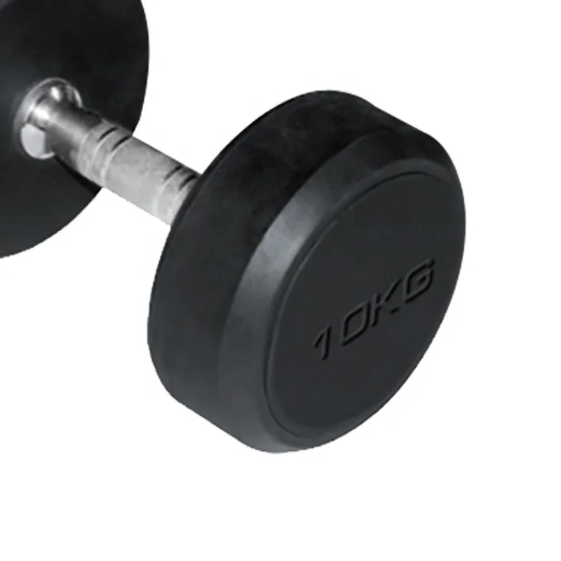 Newest Hot Selling Dome Rubber Weightlifting Dumbbells The Dumbbell Fitness