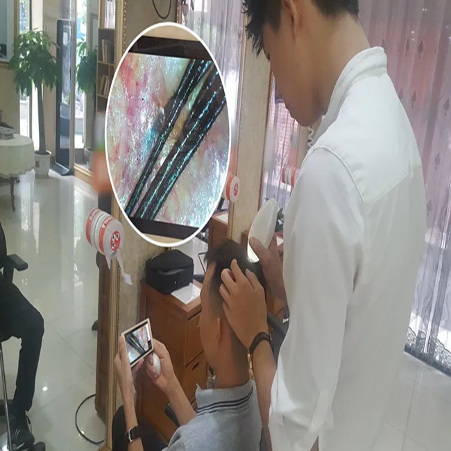 M60 HD scalp camera scalp hair follicle detector Scalp Analyzer Hair Test Scanning Photo Magnification Camera