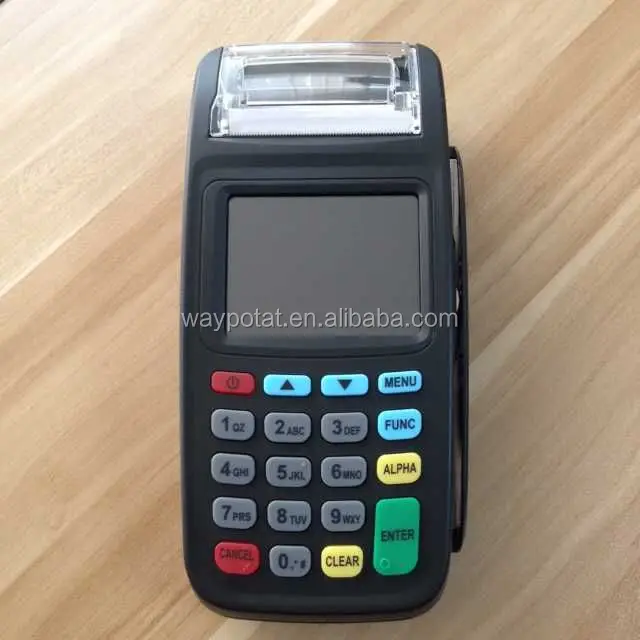 
Waypotat low cost New 8210 GPRS wireless handheld POS Terminal with Printer 