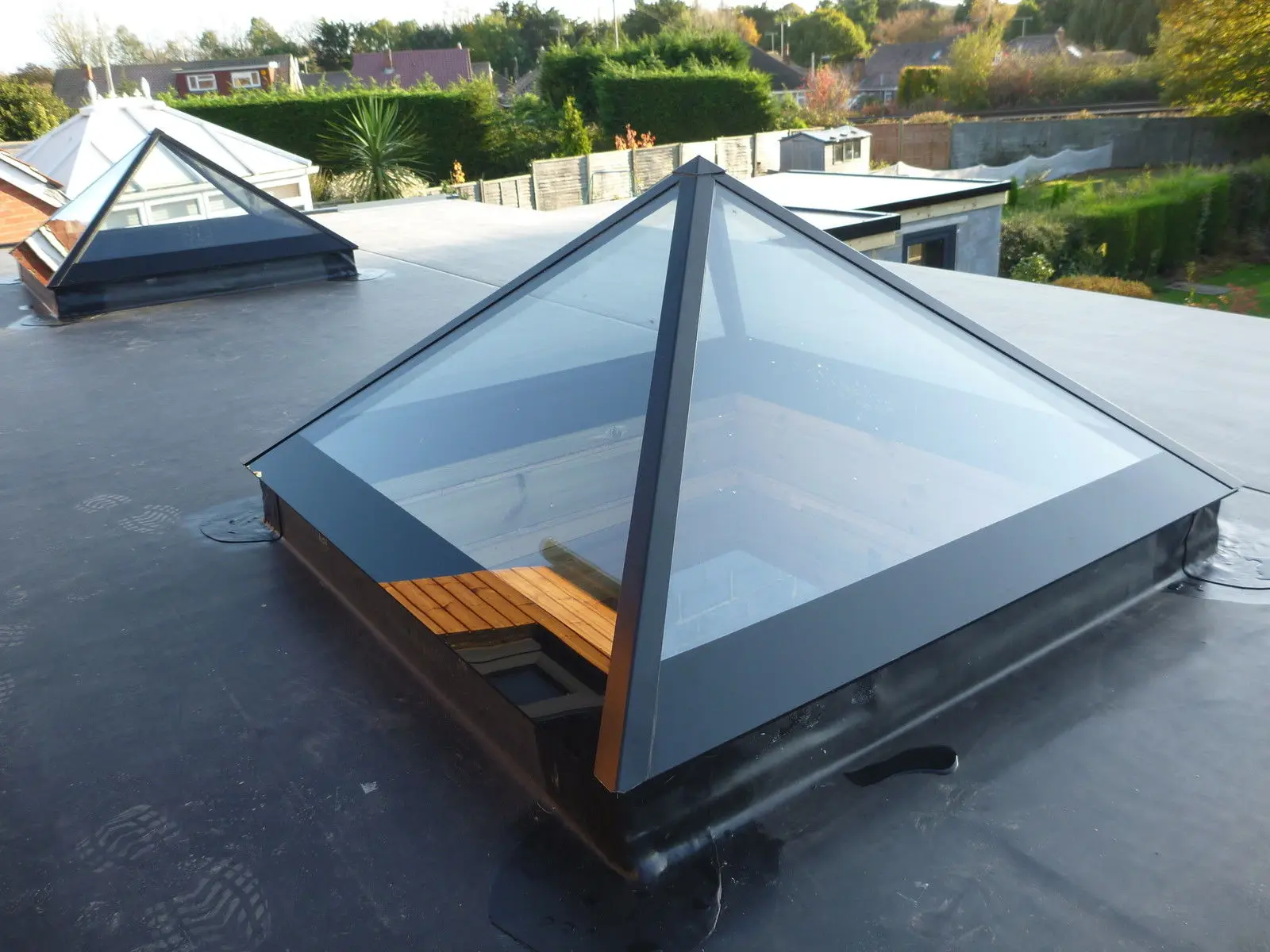 triplex glazed walk on glass roof with CE