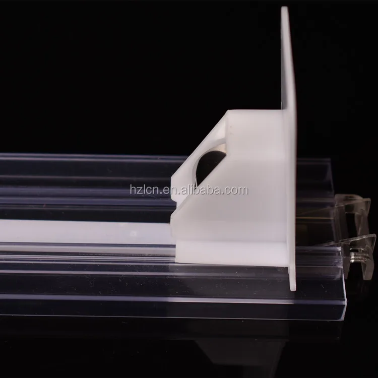 PLASTIC PLATE PUSH SHELF DIVIDER