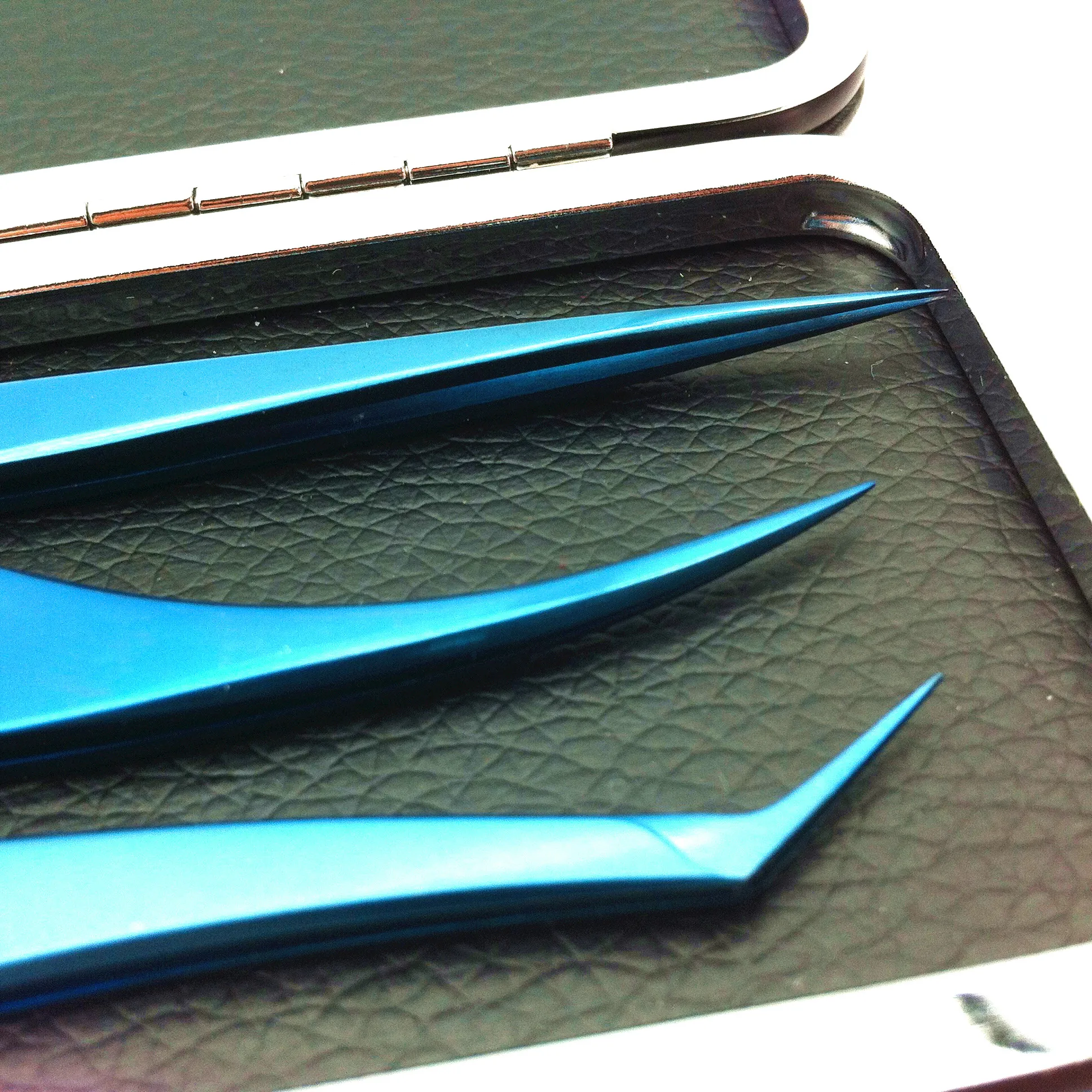 Wholesale eyelash extension tweezers kit custom curved volume lash tweezer sets tools