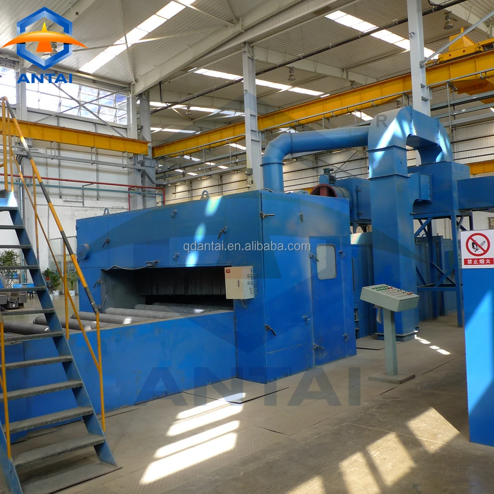 QXY2500 дробеструйная машина/линия сохранения стальных пластин и дробеструйная машина для стального листа