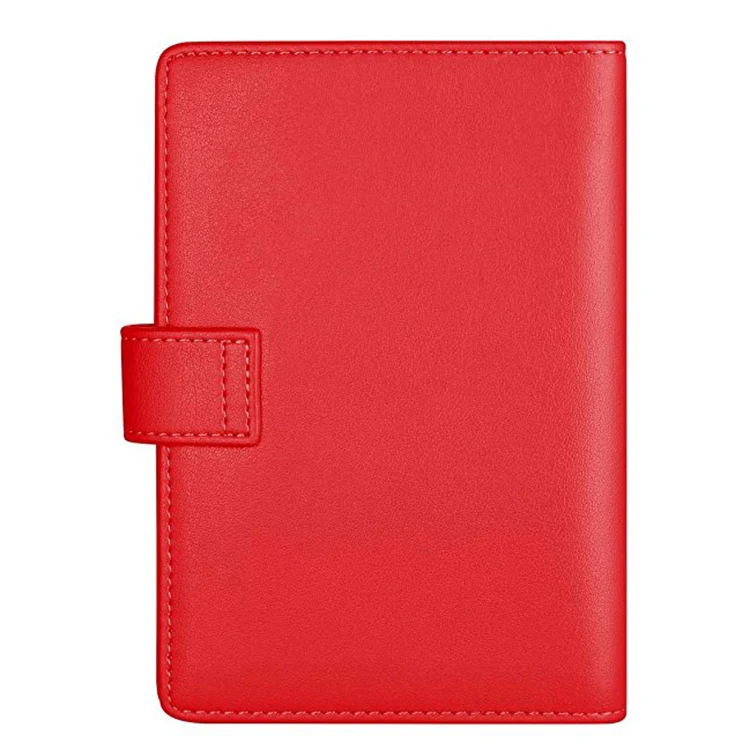 
hotsale christmas rfid blocking leather travel passport cover Pink passport wallet card holders 