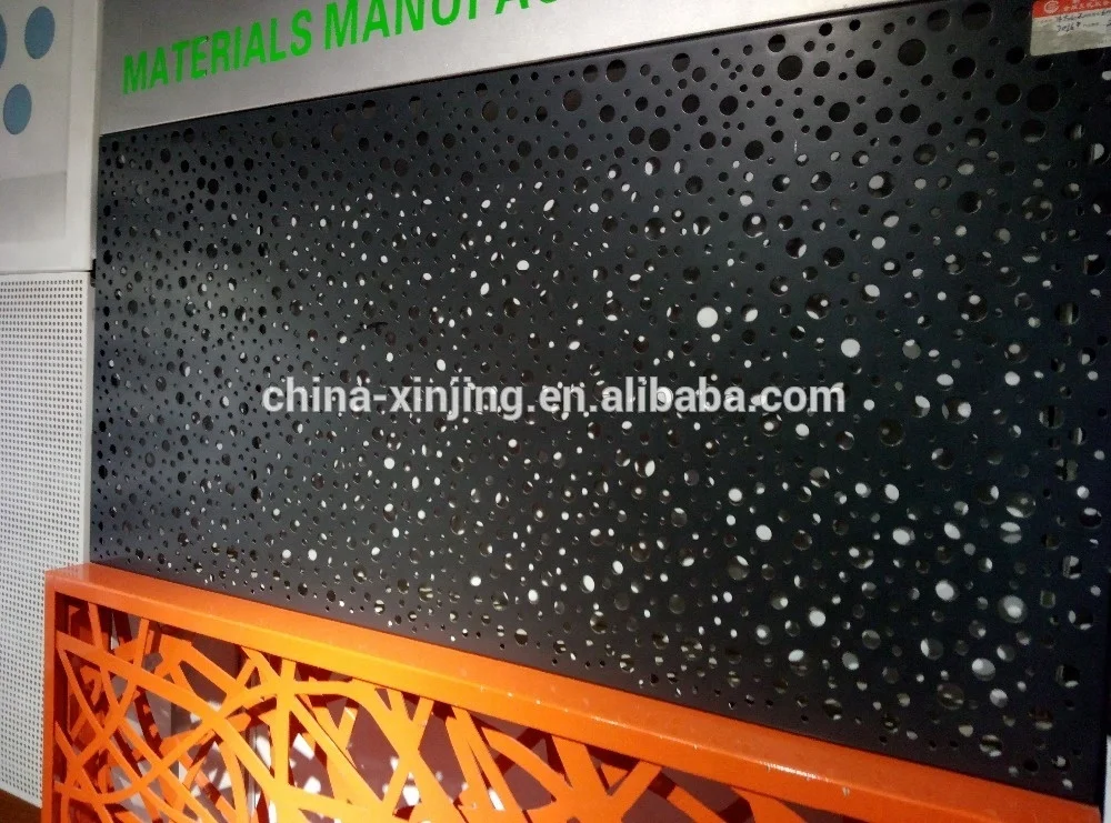 Special CNC cutting craftwork aluminum curtain wall decorative metal screen panel