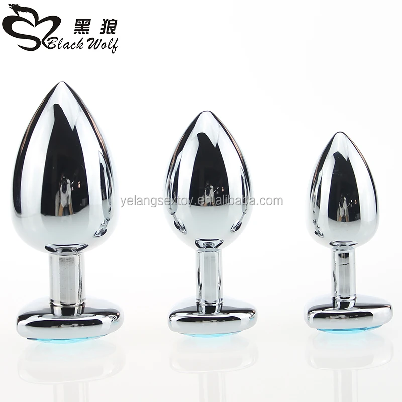 Черный волк Женский sm продукты в форме Сердца блестки sm нержавеющей стали зажигания анальный butt plug анальный секс игрушки