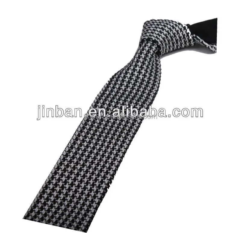 
 Недорогие мужские 100% шелковые ткани серый квадратный конец галстука  