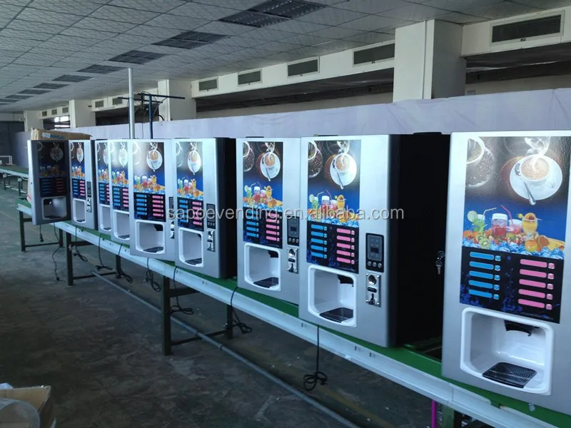 5 flavors cold protein drink dispenser protein powder coin operated protein vending machine without LCD display screen