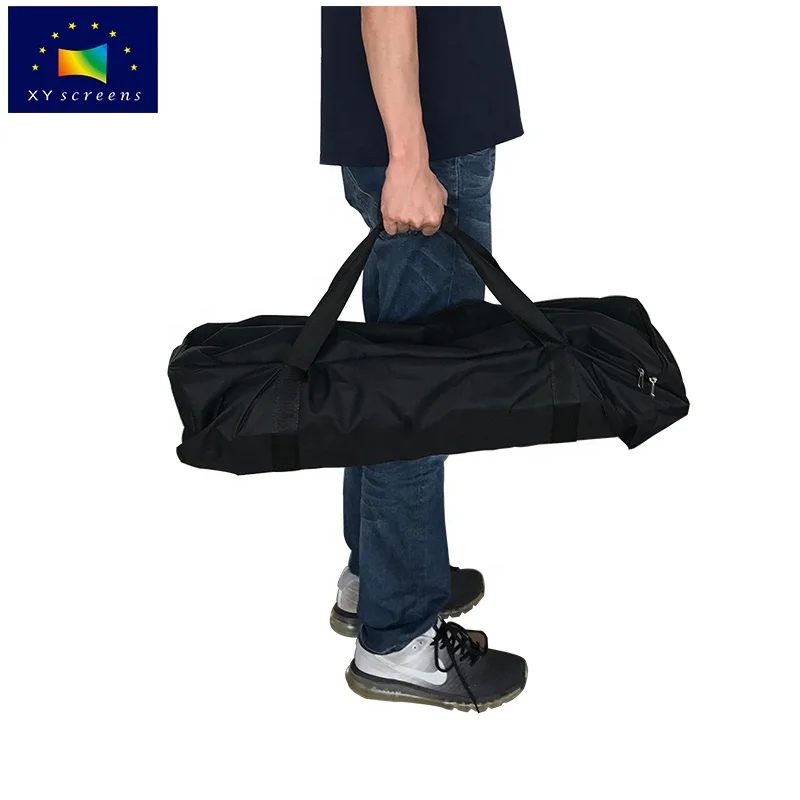 XYSCREENS High Quality Outdoor Fast Folding Portable Front/Rear Projection/Projector Screen 60 inch to 135 inch