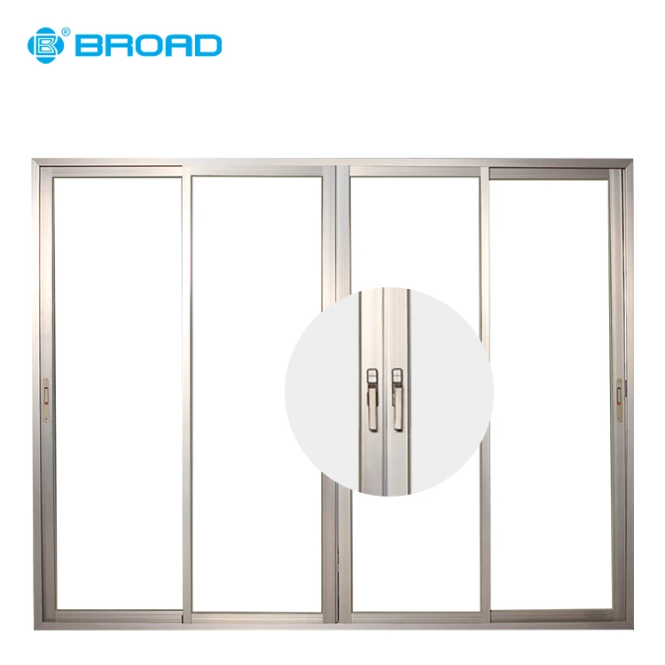 
Modern balcony decorative electronic flexible sliding glass doors 