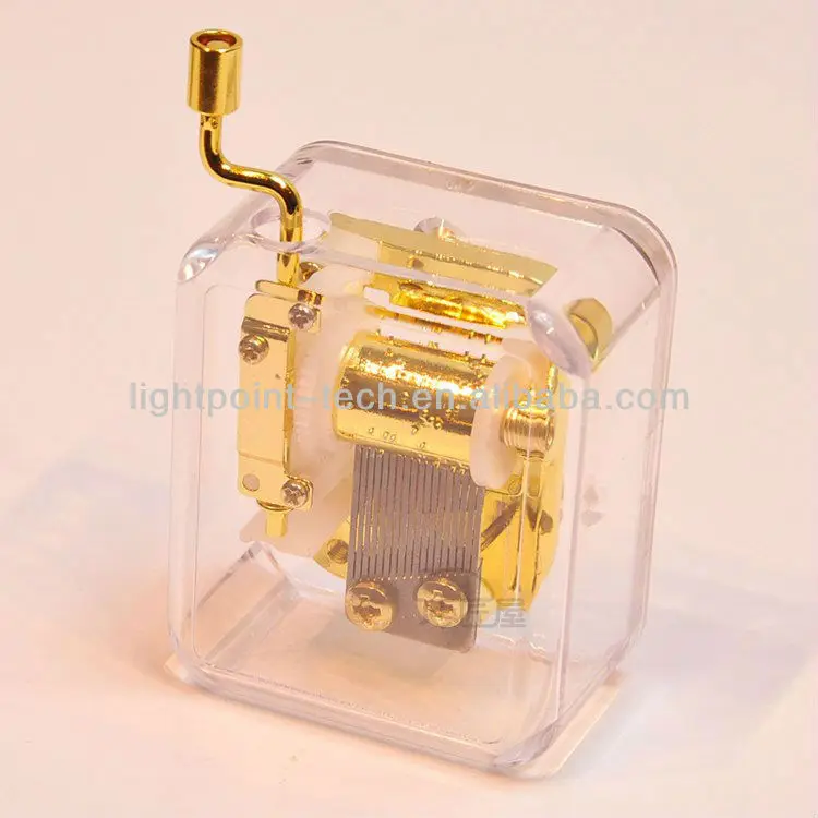 customized hand crank  music box mechanism custom  kida girl song  set jewelry music box base music made hand
