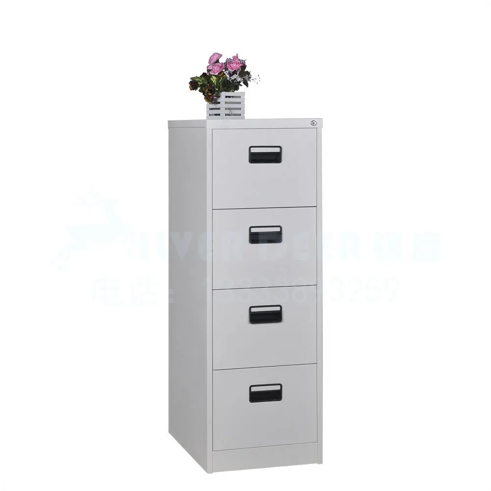 Luoyang Great Used for A4 Folder 4 Drawers Metal Filing Cabinet